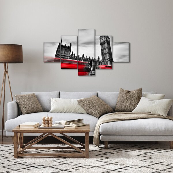 Obraz - Houses of Parliament w Londynie (125x70 cm)