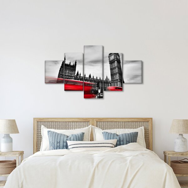 Obraz - Houses of Parliament w Londynie (125x70 cm)