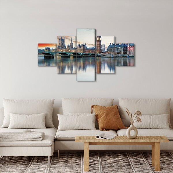Obraz - Houses of Parliament w Londynie (125x70 cm)