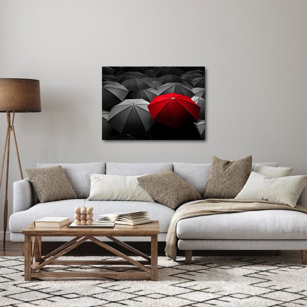Obraz otwartych parasoli (70x50 cm)