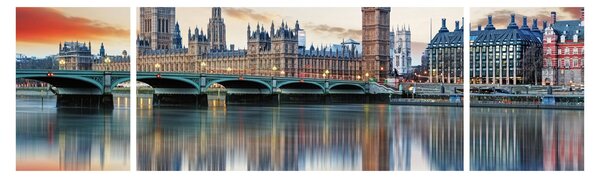 Obraz - Houses of Parliament w Londynie (170x50 cm)