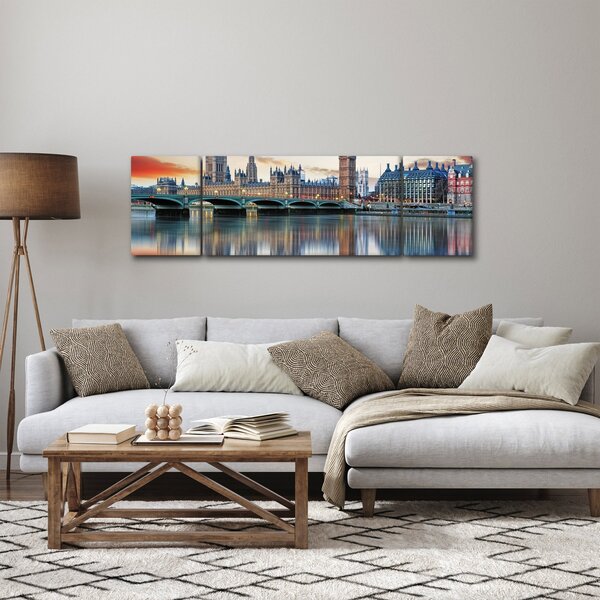 Obraz - Houses of Parliament w Londynie (170x50 cm)