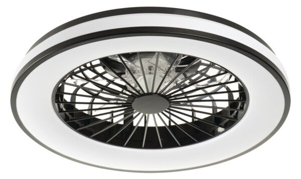 Wentylator sufitowy z lampą LED PLAVE LED CCT czarny 38033 Kanlux