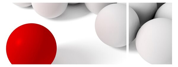 Obraz kuli (170x50 cm)