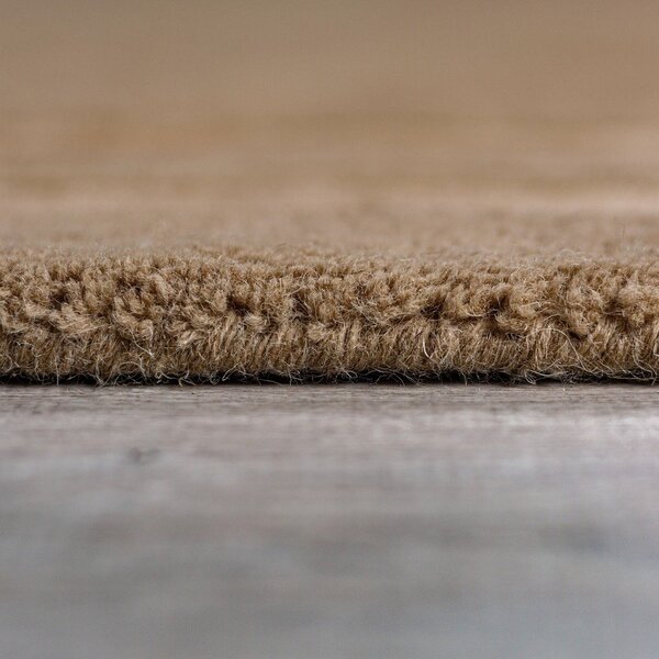 Brązowy wełniany dywan tkany ręcznie 200x290 cm Gatsby – Flair Rugs