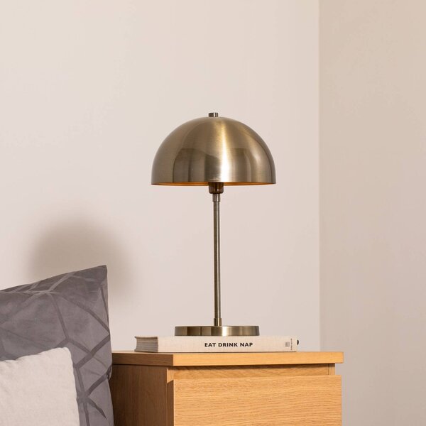 Lampa stołowa Varzan 10857 Opviq, brązowy / mosiężny, salon / jadalnia, metal
