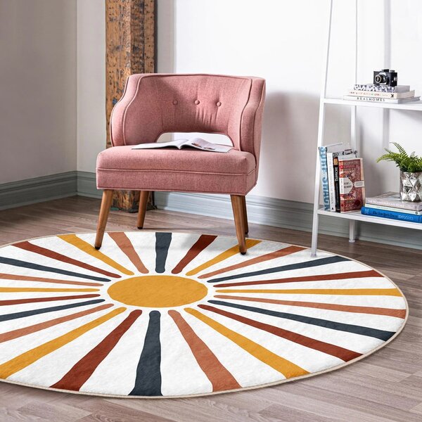 Okrągły dywan odpowiedni do prania i robotów sprzątających ø 120 cm Comfort – Mila Home