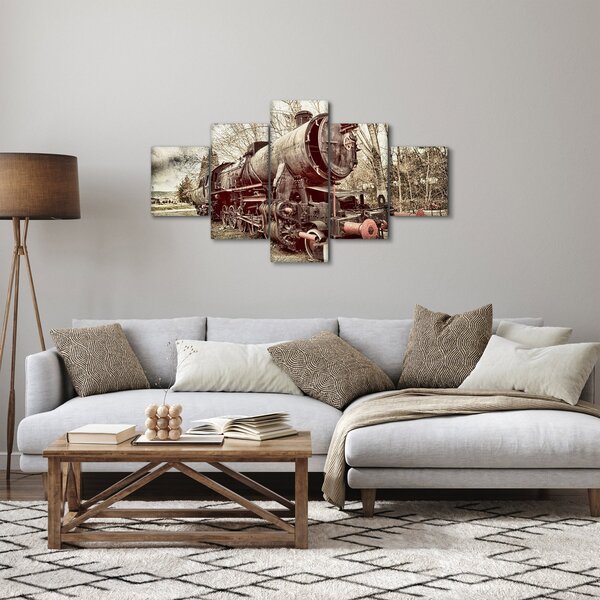 Historyczny wizerunek lokomotywy (125x70 cm)