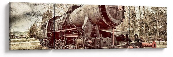 Historyczny wizerunek lokomotywy (170x50 cm)