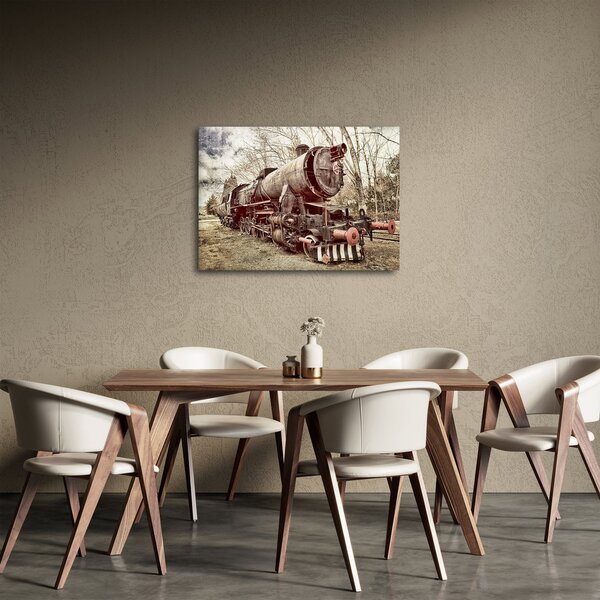 Historyczny wizerunek lokomotywy (70x50 cm)