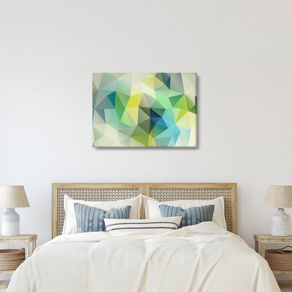 Obraz abstrakcji geometrycznej (70x50 cm)