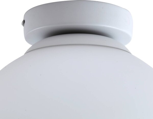 Lampa sufitowa Meriala Lindby, możliwość ściemniania, biały / opal, salon / jadalnia, szkło