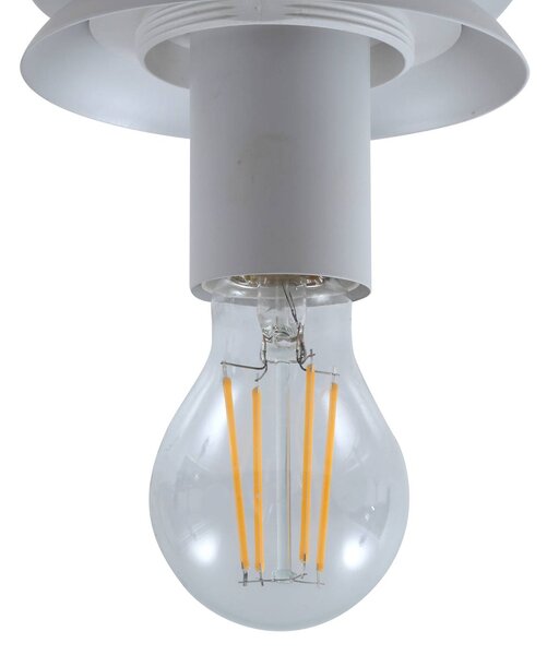 Lampa sufitowa Meriala Lindby, możliwość ściemniania, biały / opal, salon / jadalnia, szkło