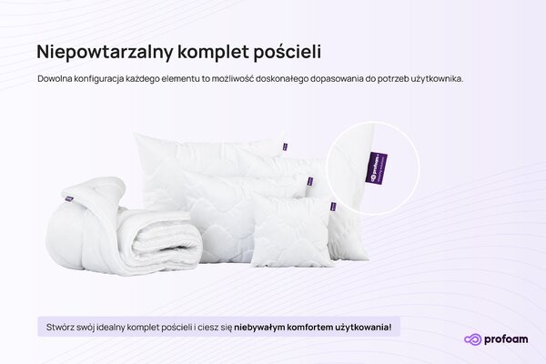 Kołdra i poduszki stwórz swój zestaw
