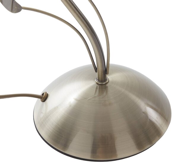Lampa stołowa Matea Lindby, biały / opal, salon / jadalnia, szkło, florentyński