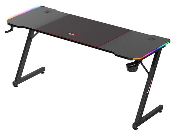 Biurko gamingowe HUZARO Hero 4.8 RGB Czarny