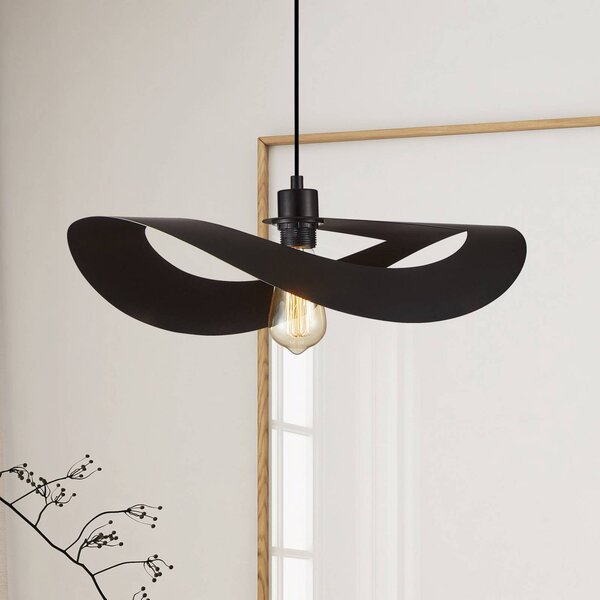 Viokef Lampa wisząca Mas, możliwość ściemniania, czarny, salon / jadalnia, metal, nowoczesny