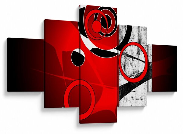 Obraz abstrakcji (125x70 cm)