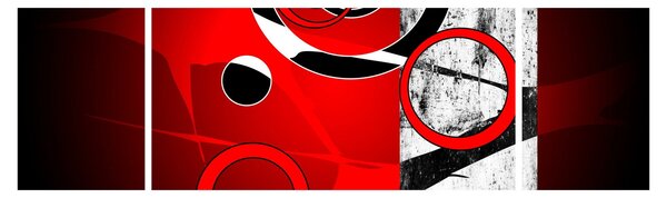 Obraz abstrakcji (170x50 cm)