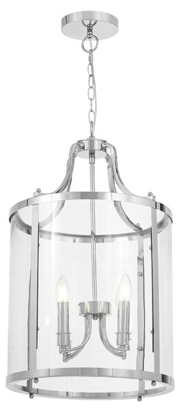 NOWOCZESNA LAMPA WISZĄCA CHROMOWANA ASCONA W4