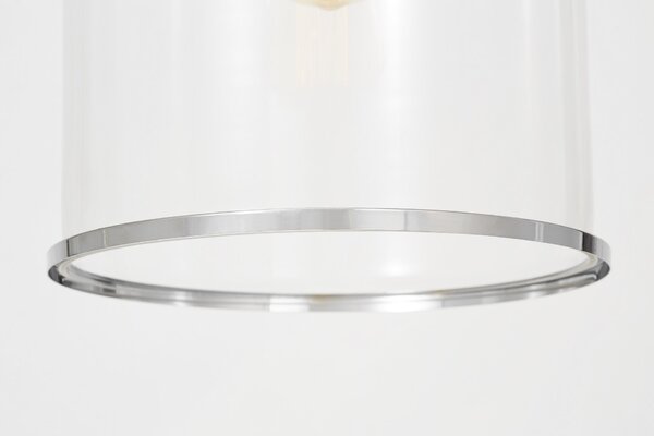 LAMPA WISZĄCA CHROMOWANA NOWOCZESNA SARINI