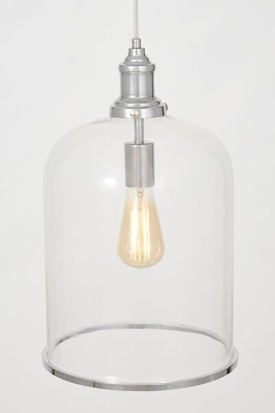 LAMPA WISZĄCA CHROMOWANA NOWOCZESNA SARINI