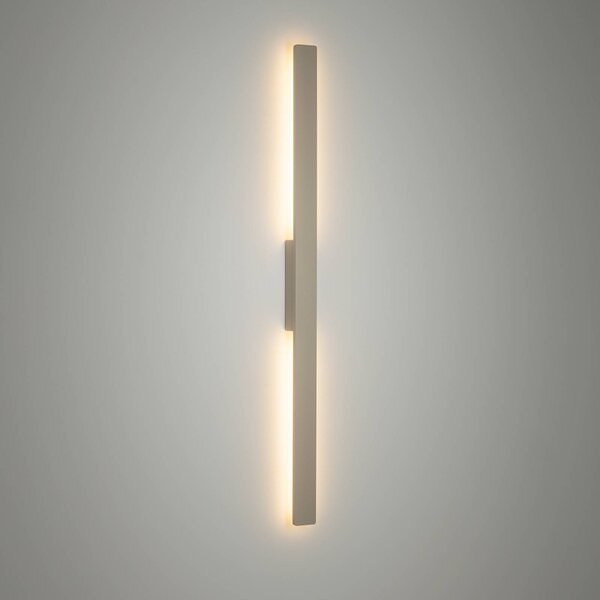 Kinkiet zewnętrzny LED Demi M Nowodvorski Lighting, kremowy / amber, aluminium