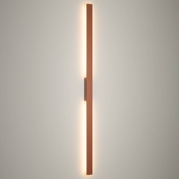 Kinkiet zewnętrzny LED Demi L Nowodvorski Lighting, czerwony, aluminium