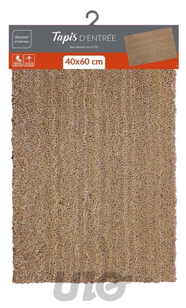 Wycieraczka z włókna kokosowego 40x60 cm Paco – douceur d'intérieur