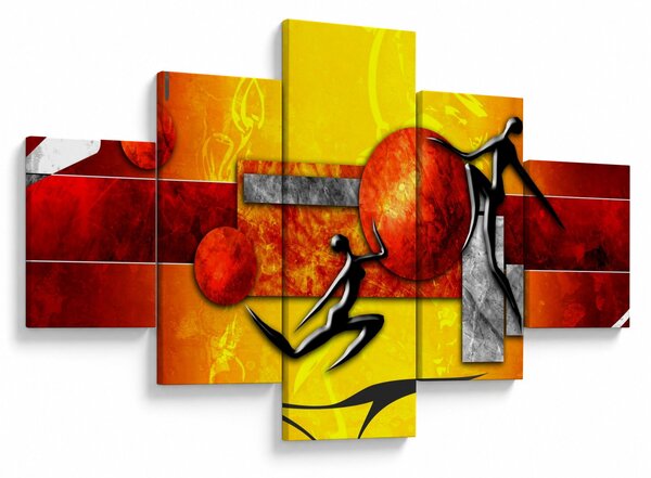 Obraz - Malarstwo ludzkości (125x70 cm)