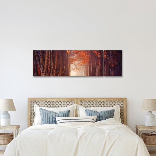 Obraz - Jesienny las (170x50 cm)