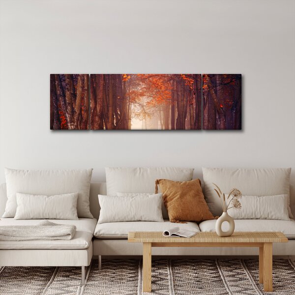 Obraz - Jesienny las (170x50 cm)