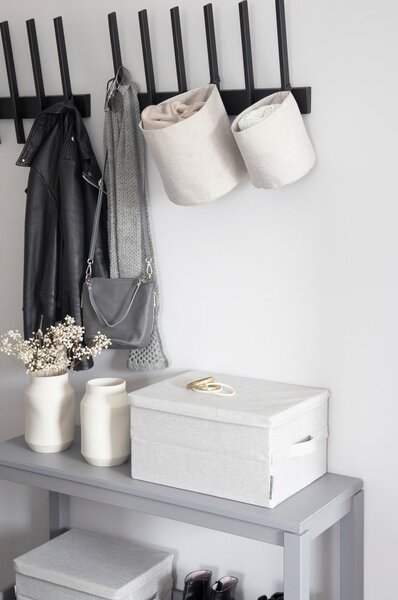 Tekstylny koszyk ø 17x17 cm Soft Storage – Bigso Box of Sweden
