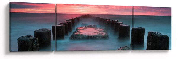 Obraz - Skały w morzu (170x50 cm)
