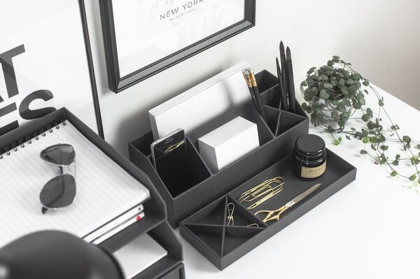 Kartonowy organizer na artykuły papiernicze Elisa – Bigso Box of Sweden