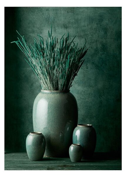 Zielony kamionkowy wazon (wysokość 20 cm) Gastro Green – Bitz