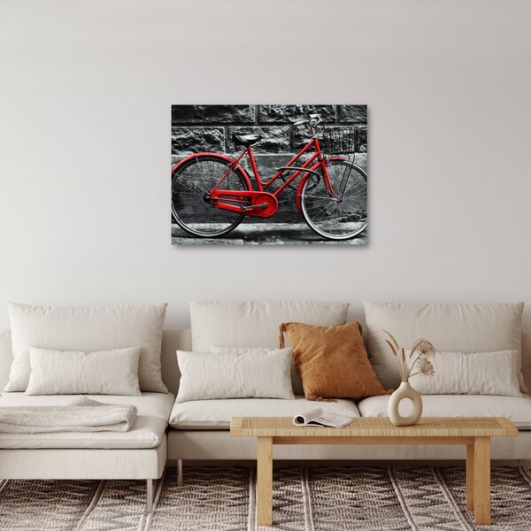 Obraz - Zabytkowy rower (70x50 cm)