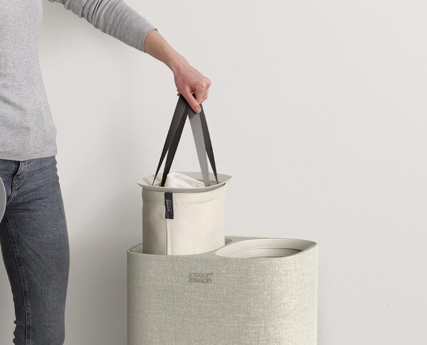 Tekstylny kosz na pranie 30+30 l Tota – Joseph Joseph