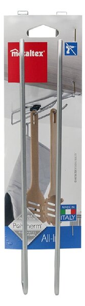 Uchwyt pod półkę na kieliszki/kubki/ściereczkę Metaltex, dł. 8 cm