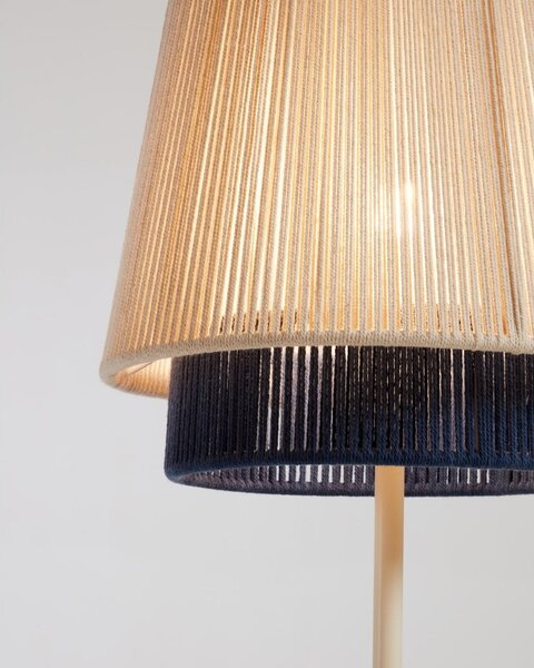 Lampa stojąca z tekstylnym kloszem (wys. 163 cm) Yuvia – Kave Home