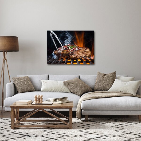 Obraz stek z grilla (70x50 cm)