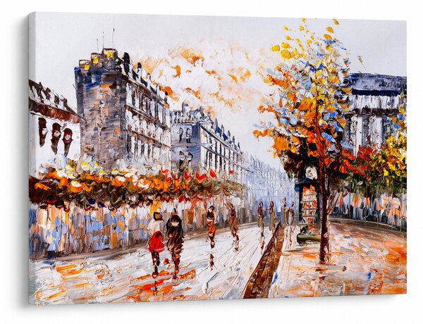 Obraz - Życie w mieście (70x50 cm)