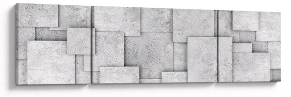 Obraz - Abstrakcja płytek betonowych (170x50 cm)