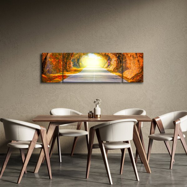 Obraz - Brama wykonana z koron drzew (170x50 cm)