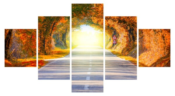 Obraz - Brama wykonana z koron drzew (125x70 cm)