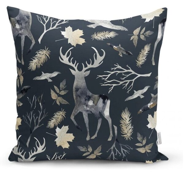 Zestaw 4 świątecznych poszewek na poduszki i bieżnika Minimalist Cushion Covers Christmas Forest