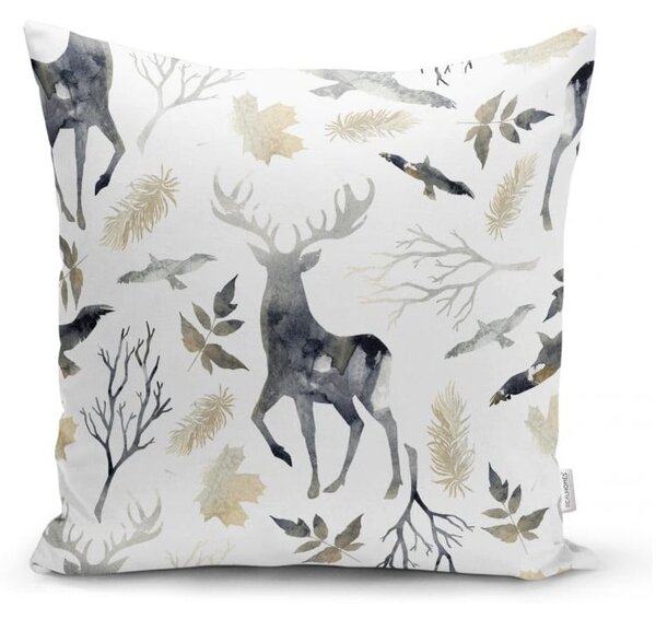 Zestaw 4 świątecznych poszewek na poduszki i bieżnika Minimalist Cushion Covers Christmas Forest