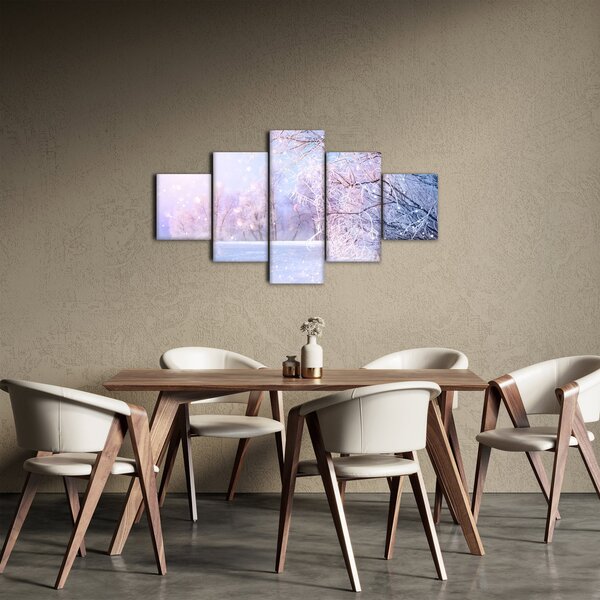 Obraz - Mroźna zima (125x70 cm)