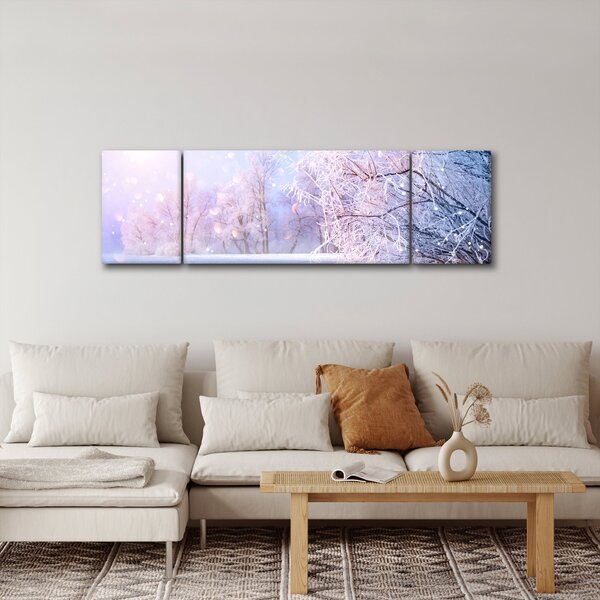 Obraz - Mroźna zima (170x50 cm)