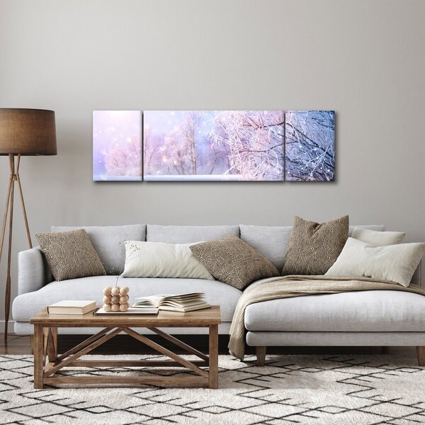 Obraz - Mroźna zima (170x50 cm)